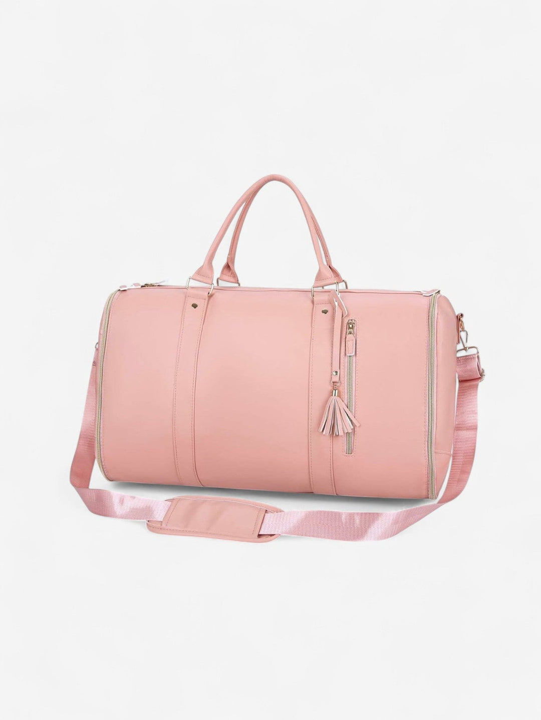 Weitblick Weekender Duffel Bag | Creme und Tan Reisetasche