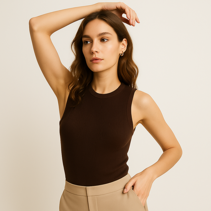 Rippstrick Tanktop | Sculpted Fit | Minimalist Design