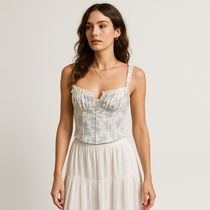 Korsett Top | Romantische Vintage Silhouette