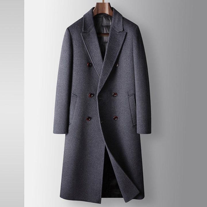Wollmix Doppelt-Knopf Overcoat | Herbst Winter