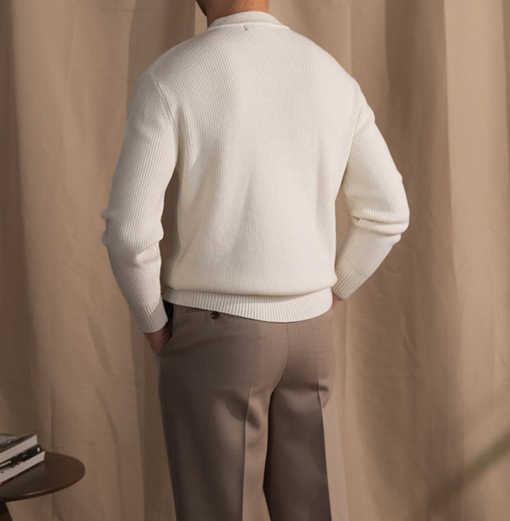 Wollmischung Crewneck Pullover für Damen