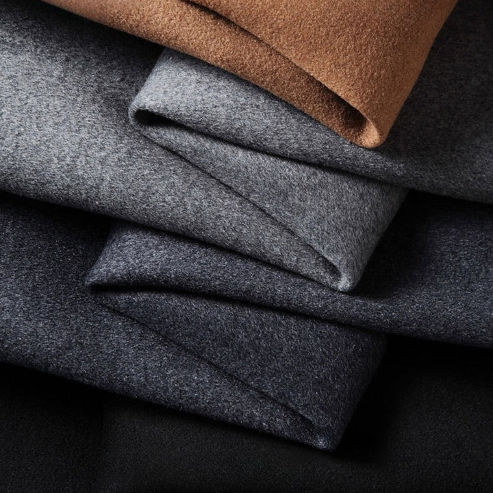 Wollmix Doppelt-Knopf Overcoat | Herbst Winter