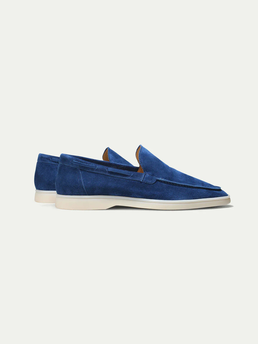 Herren Loafers | Ultramarine Wildleder | Weiße Sohle