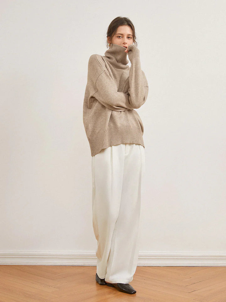 Strickpullover Hochkragen | Winter