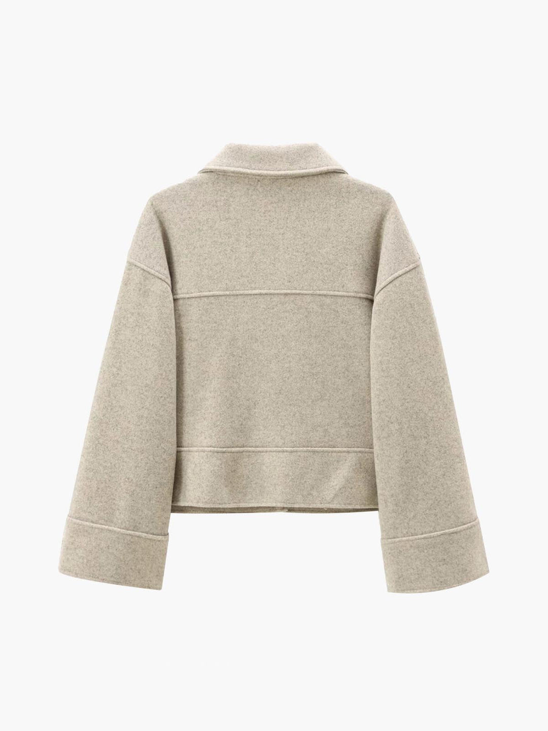 Kurtz Wollmischung Jacke | Strukturiert