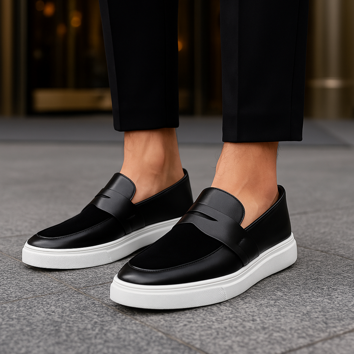 Leder Loafers | Slip-On Penny Style | Grundlinie Collection