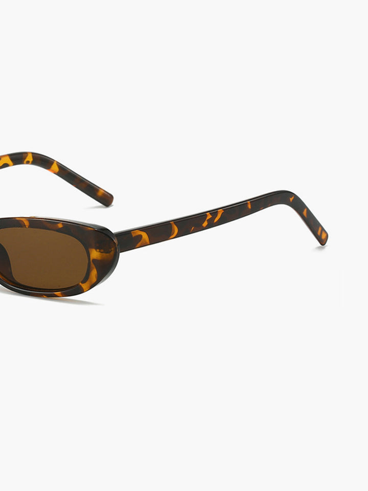 Oval Cat-Eye Sonnenbrille | Schildpatt Rahmen | UV400 Schutz