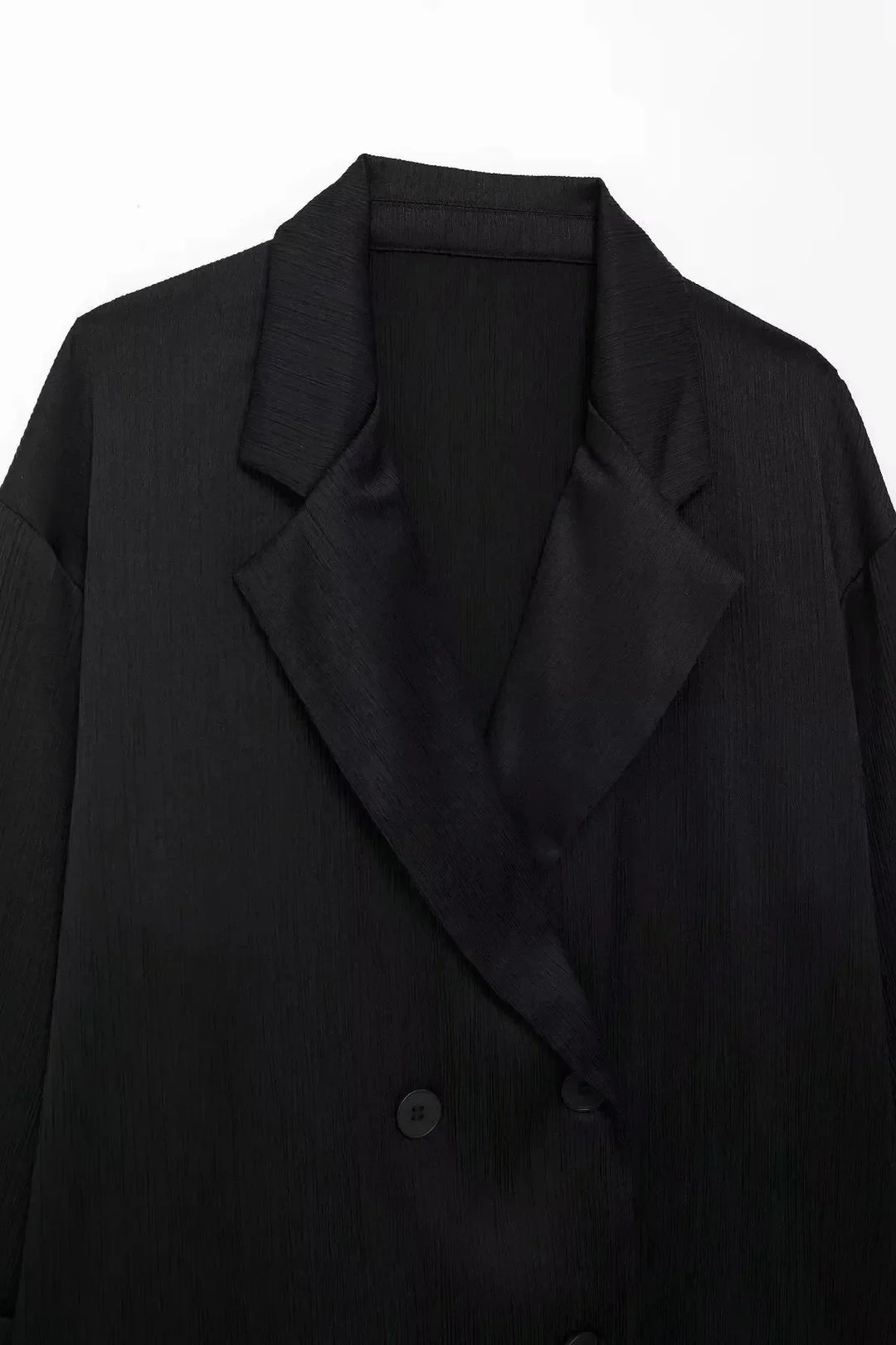 Doppelreihiger Blazer & Weite Bein Hosen Set | Oversized Fit