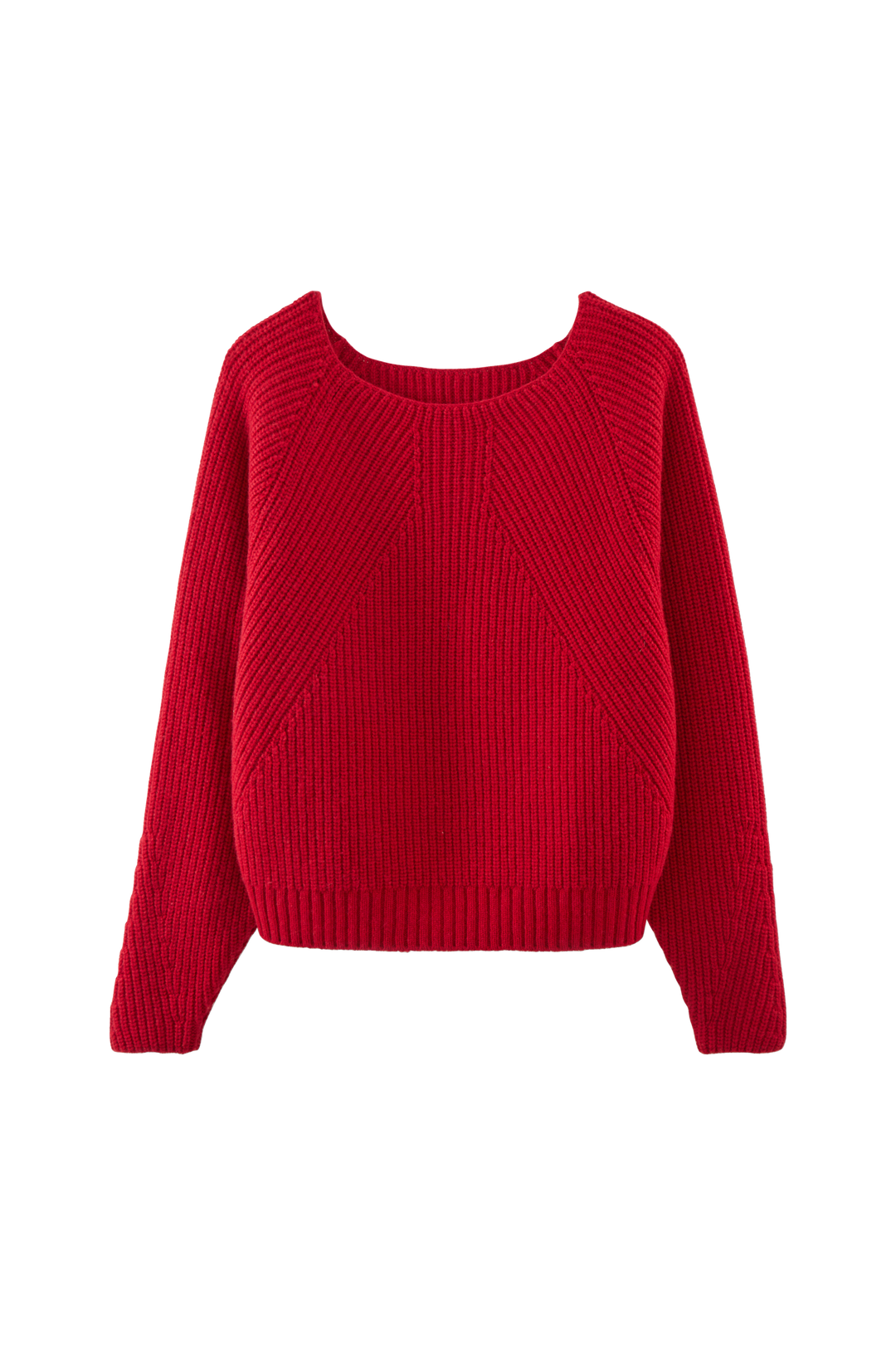 Merino Wolle Pullover | Rippstrick | Lässiger Schnitt