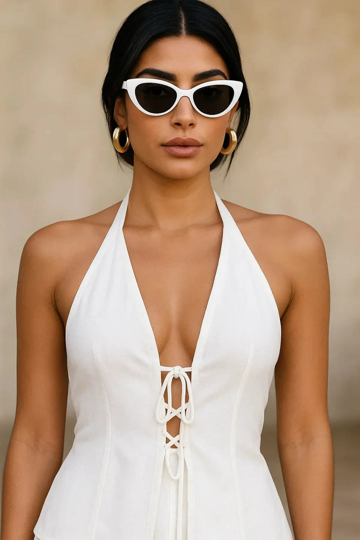 Halter Top & High Waisted Shorts Set | Sommer Co-Ord