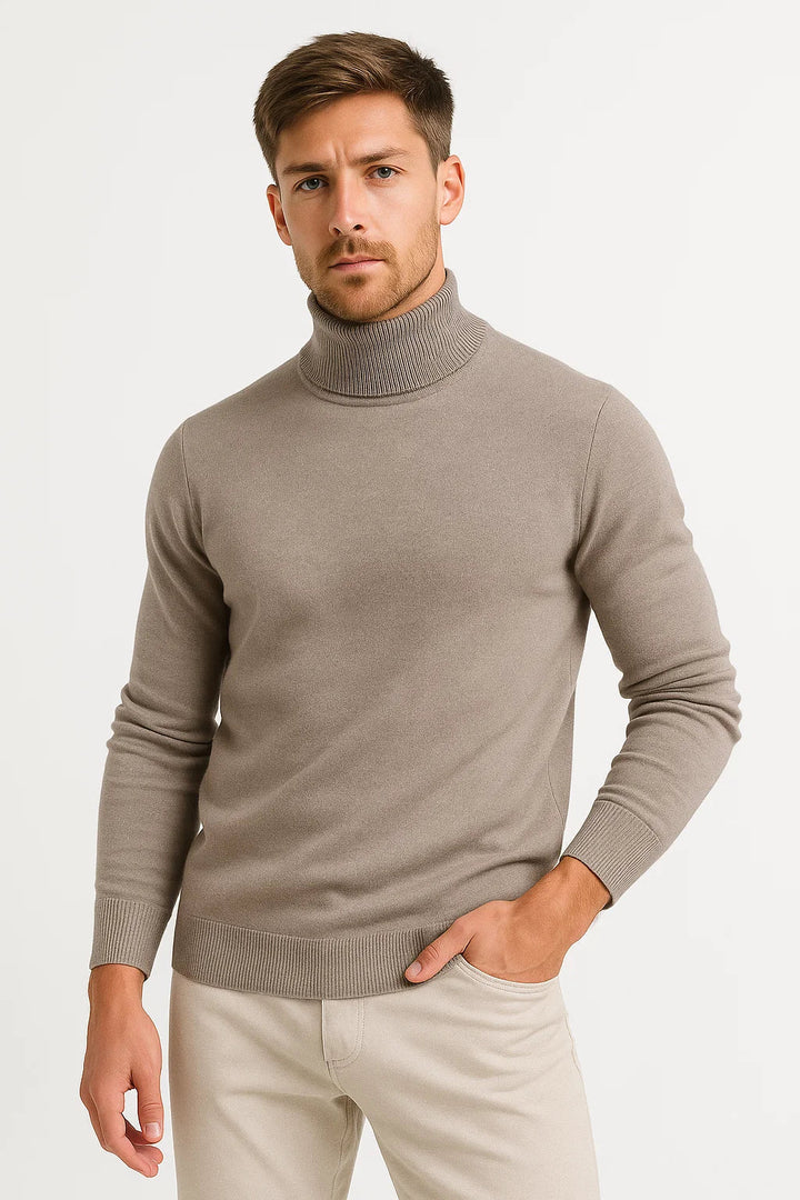 Cashmere-Mix Rollkragenpullover | Grundlinie Knitwear | Classic Fit