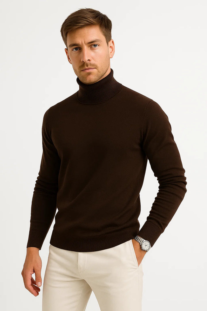 Cashmere-Mix Rollkragenpullover | Grundlinie Knitwear | Classic Fit