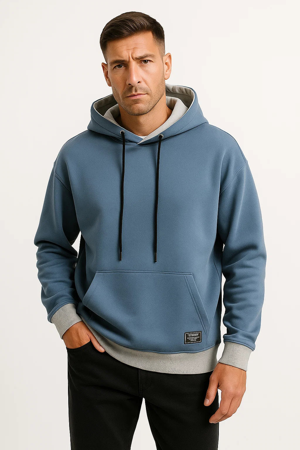 Klassischer Hoodie | Weicher Jersey | Grundlinie Essentials