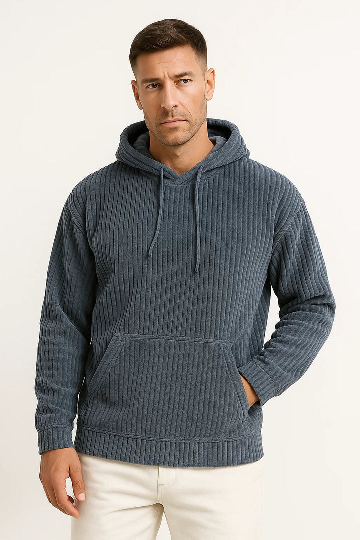Corduroy Hoodie | Relaxed Fit mit Kangaroo Pocket