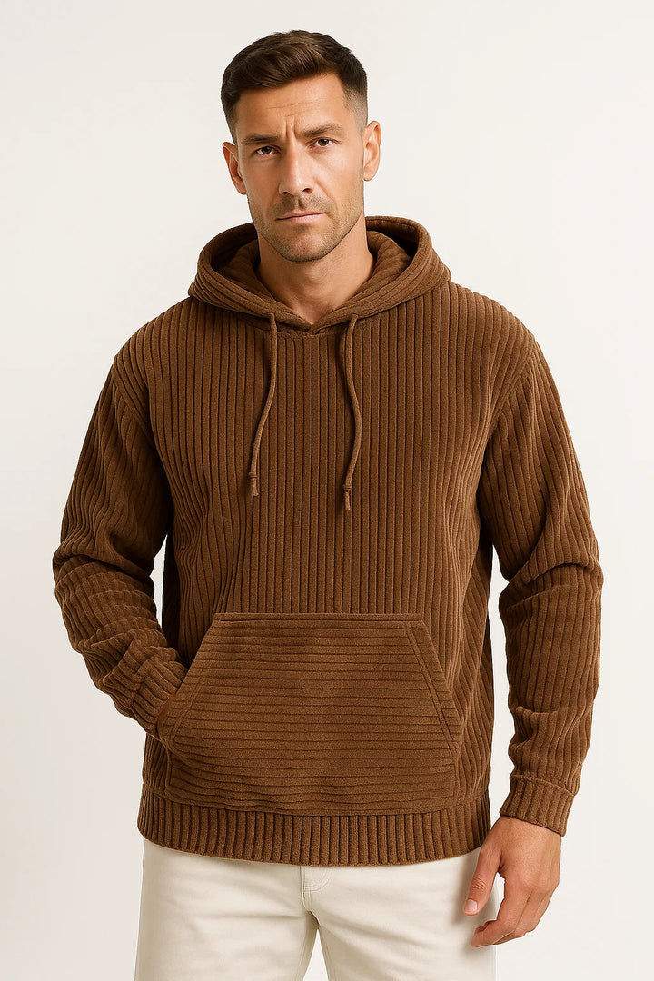 Corduroy Hoodie | Relaxed Fit mit Kangaroo Pocket