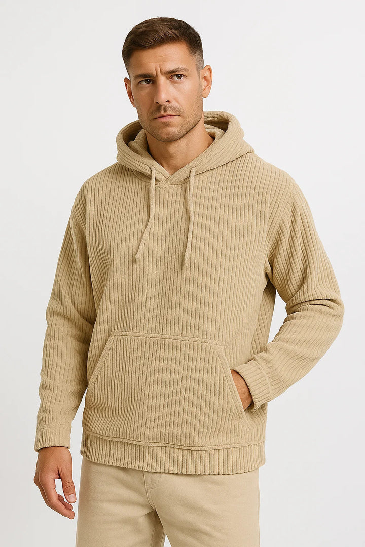 Corduroy Hoodie | Relaxed Fit mit Kangaroo Pocket