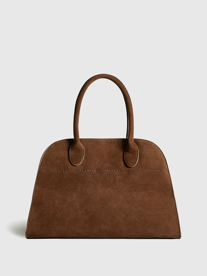 Faux Suede Tote Bag | Strukturiert Minimalistisch