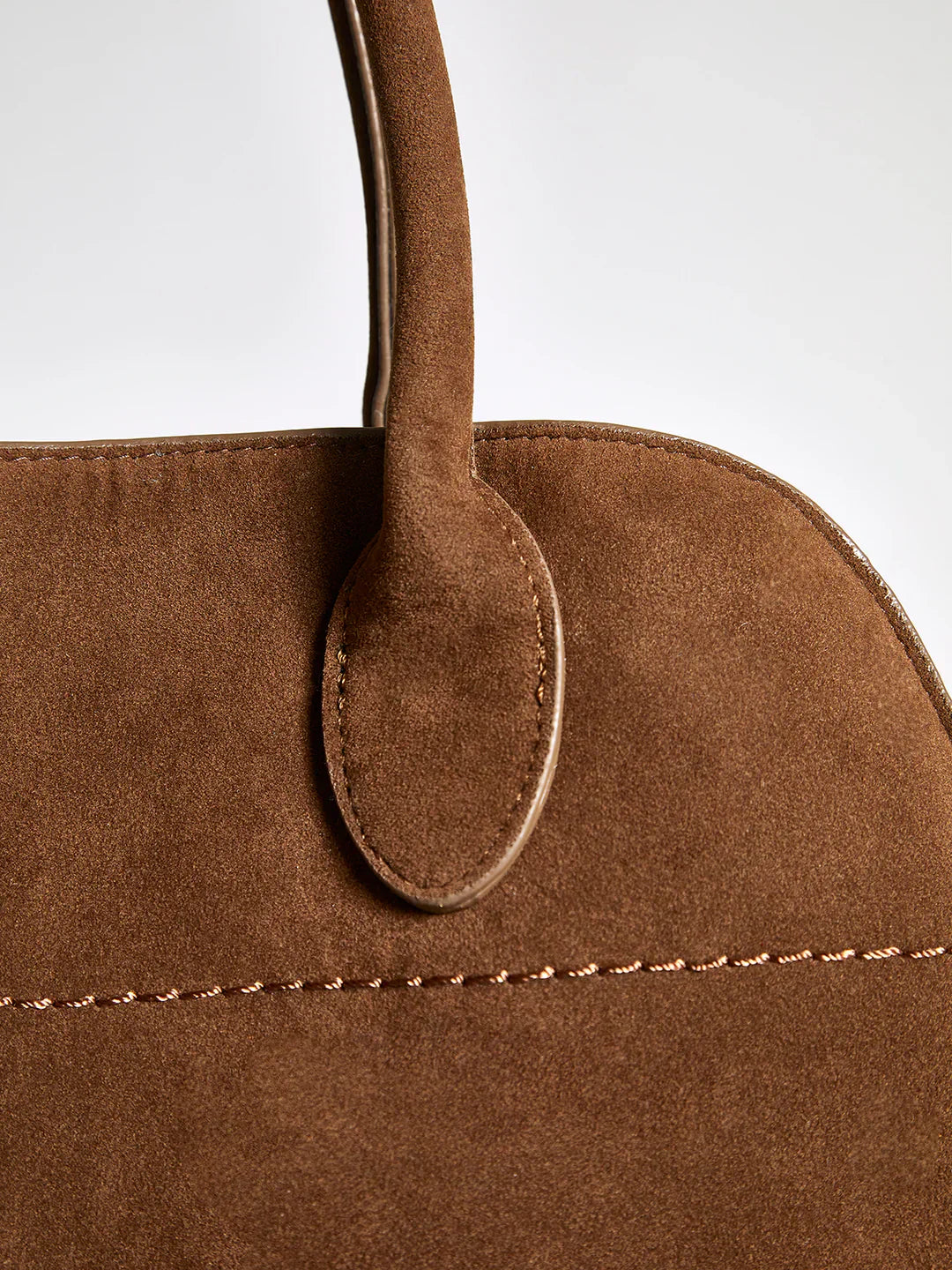 Faux Suede Tote Bag | Strukturiert Minimalistisch