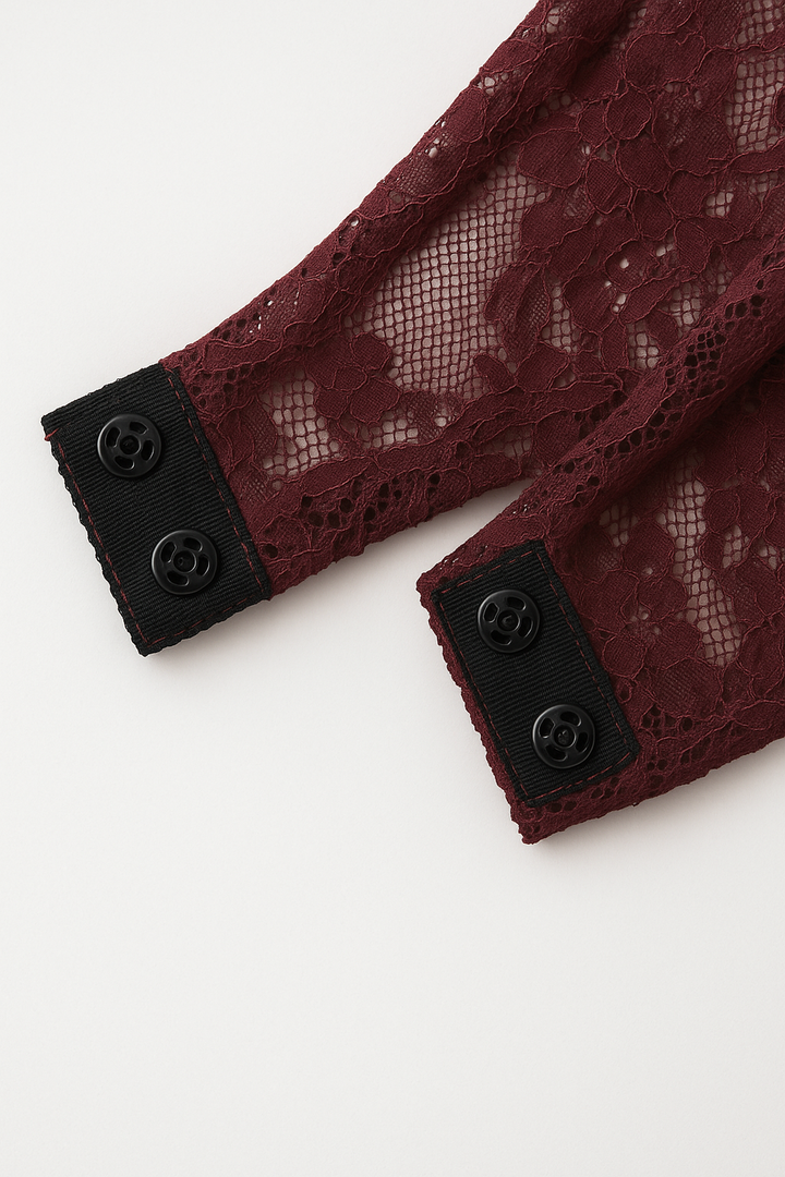 Maxikleid mit Spitzen-Einsätzen | Spaghetti-Träger | Offener Rücken