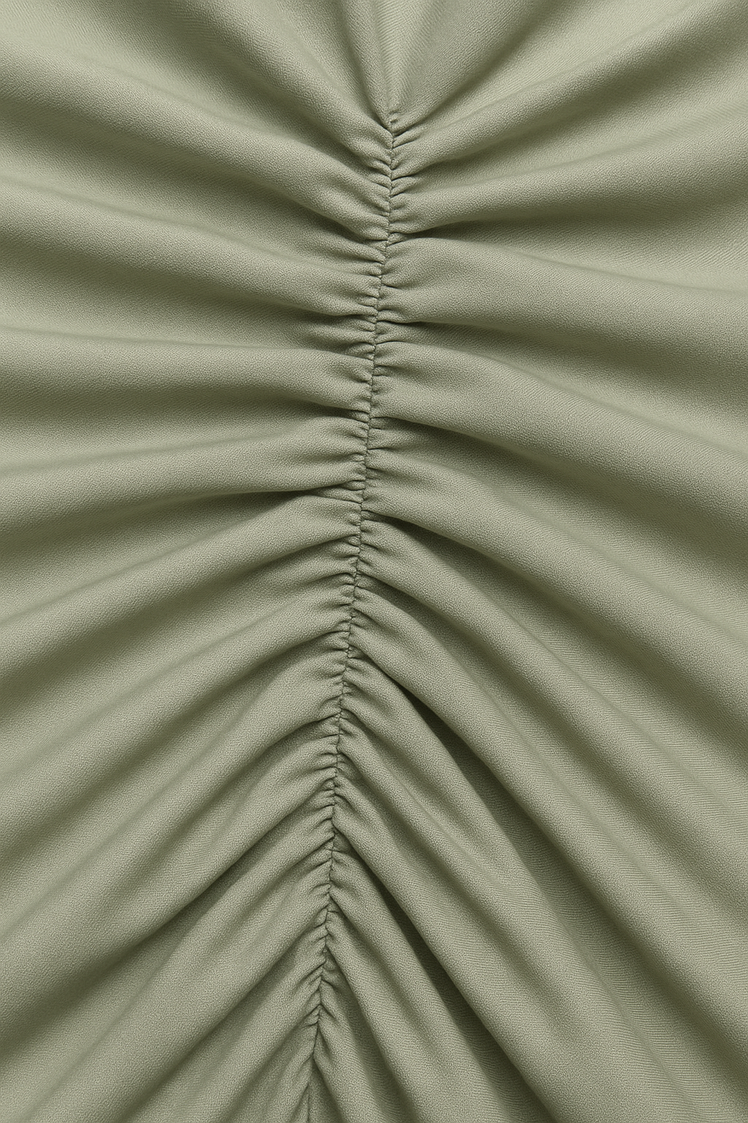 Maxikleid Langarm | Ruched Taille | Tailliert | Bodenlang