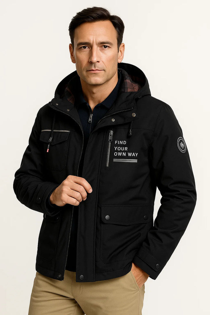 Technischer Parka | Wasserabweisend mit Kapuze