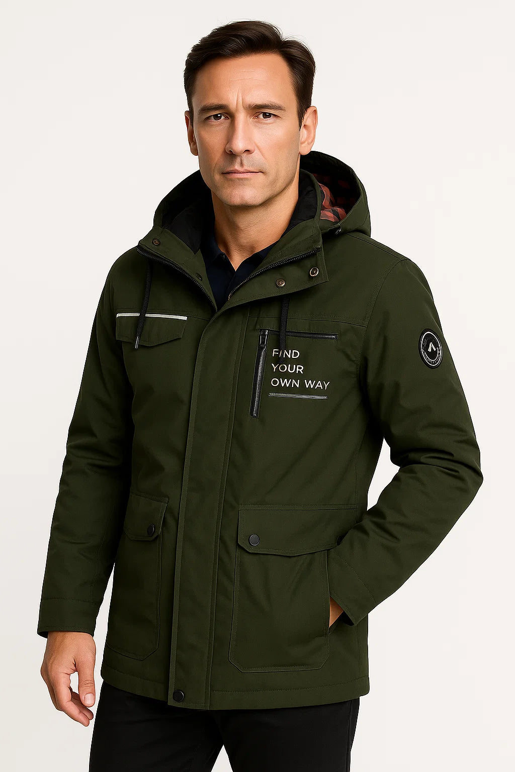 Technischer Parka | Wasserabweisend mit Kapuze