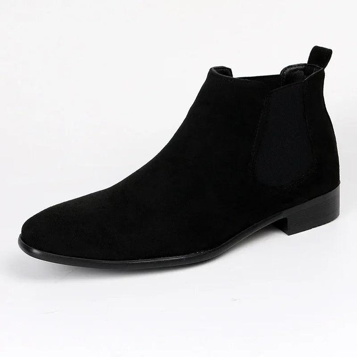 Chelsea Boots aus Faux Suede | Slip-On | Niedriger Absatz