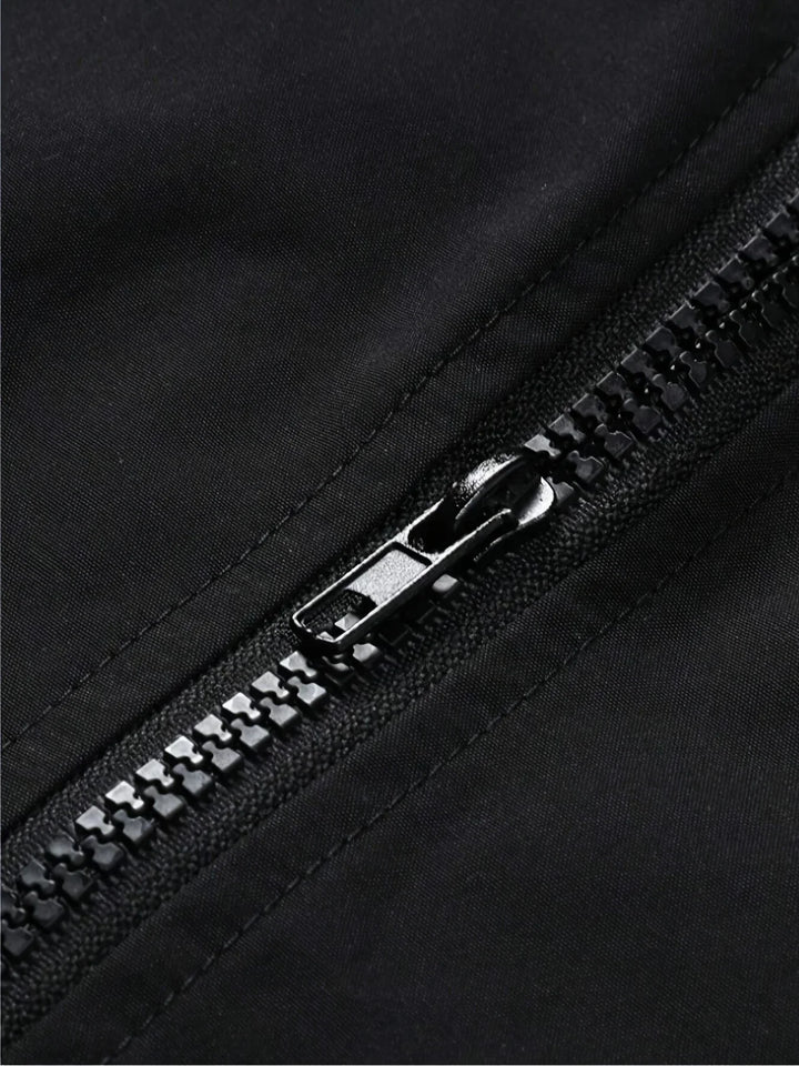 Farbblockierte Windbreaker Jacke | Leicht | Zip-Up