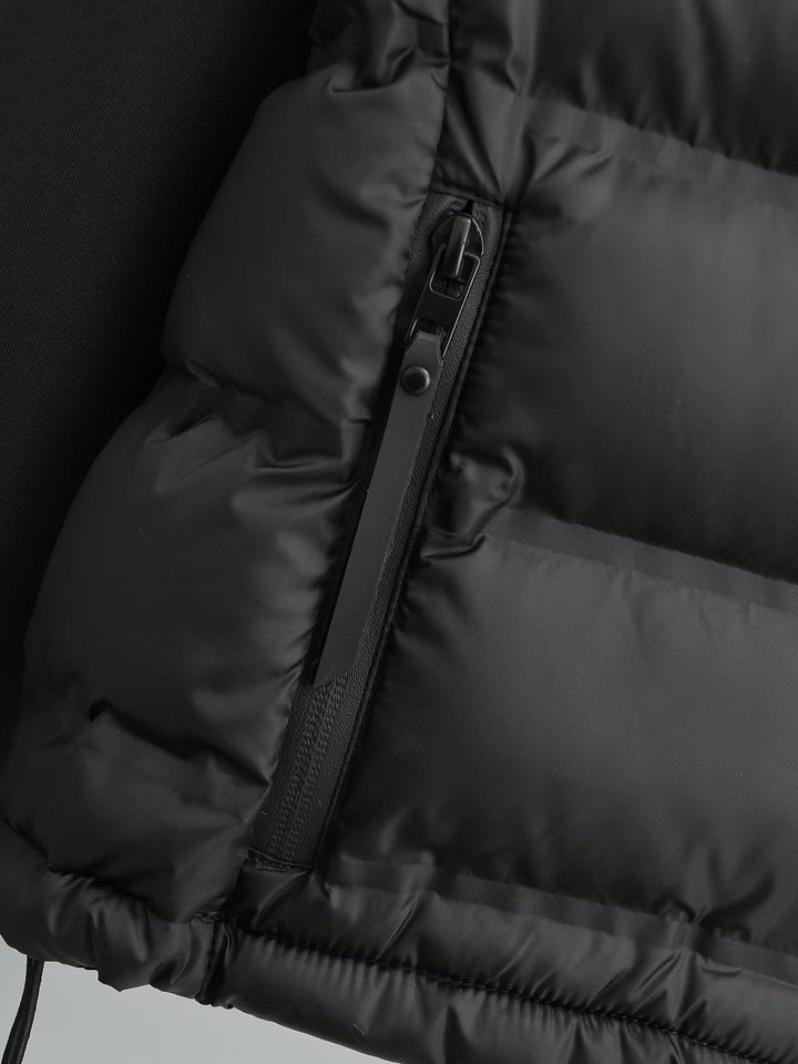 Kurze Pufferjacke | Reißverschluss | Kurzer Schnitt