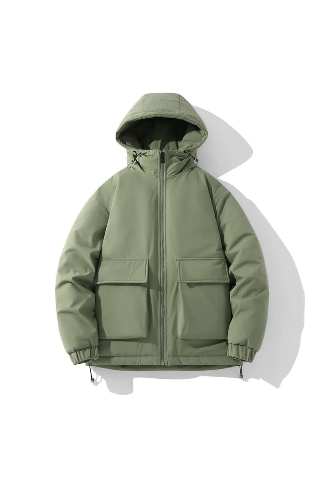 Kapuzen Pufferjacke | Quilted Oversized Fit | Winter