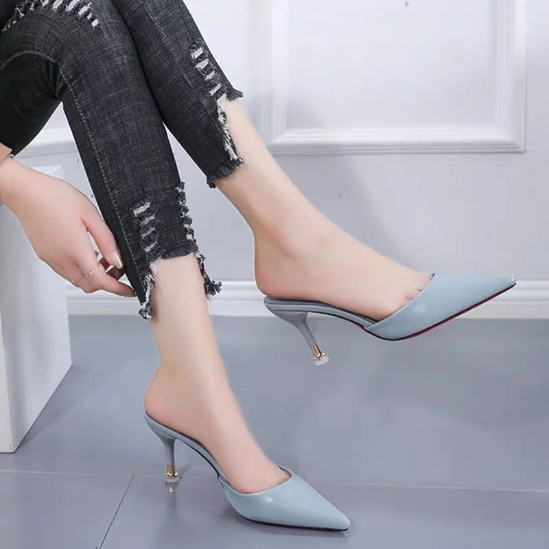 Spitze Toe Mule Absätze | Slip-On Stiletto