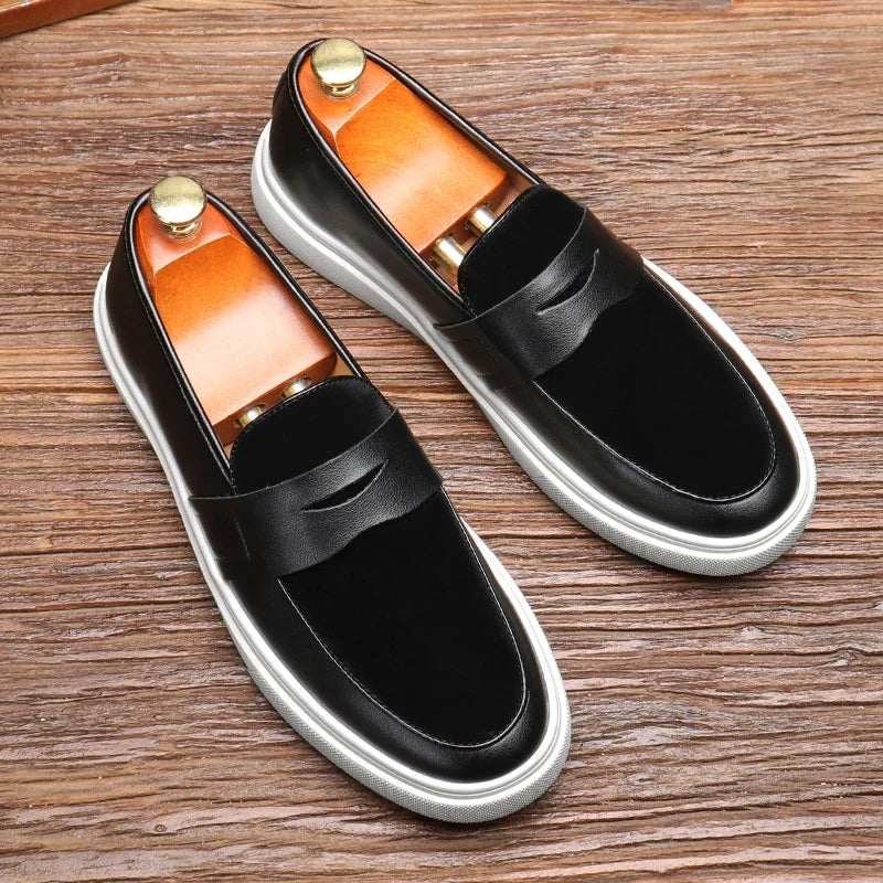 Leder Loafers | Slip-On Penny Style | Grundlinie Collection