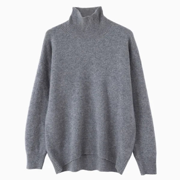 Cashmere Turtleneck Sweater | Relaxed Fit | Grundlinie Collection