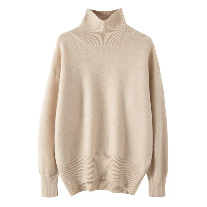 Cashmere Turtleneck Sweater | Relaxed Fit | Grundlinie Collection