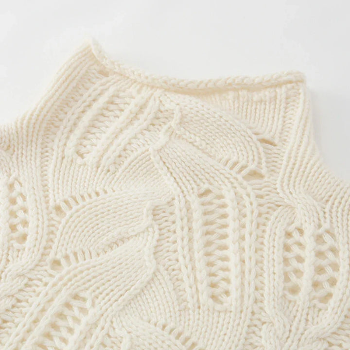 Woll-Cashmere Rollkragenpullover | Offene Strickart | Lockere Passform