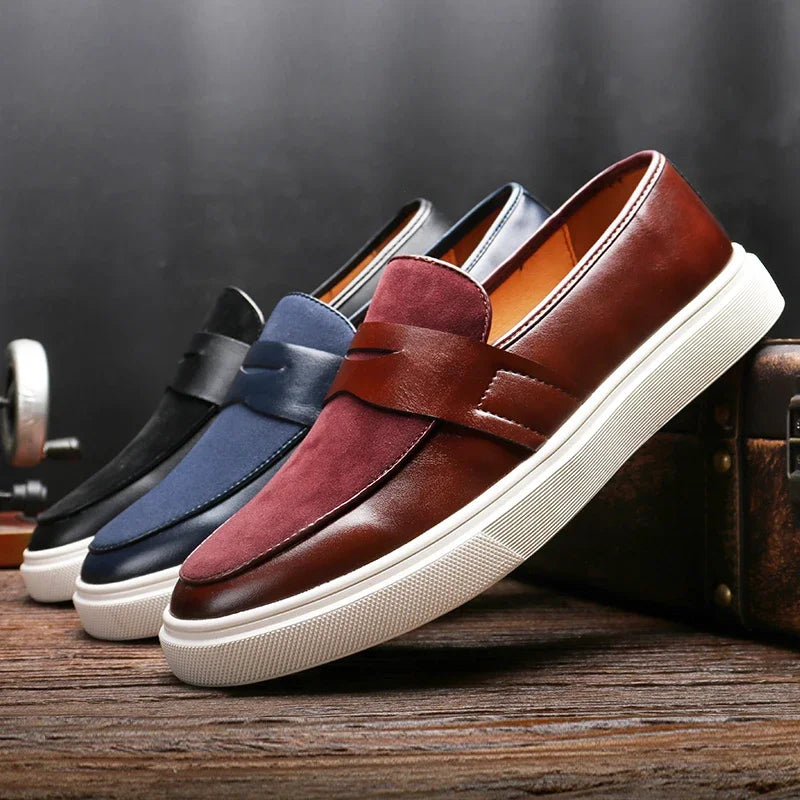 Leder Loafers | Slip-On Penny Style | Grundlinie Collection