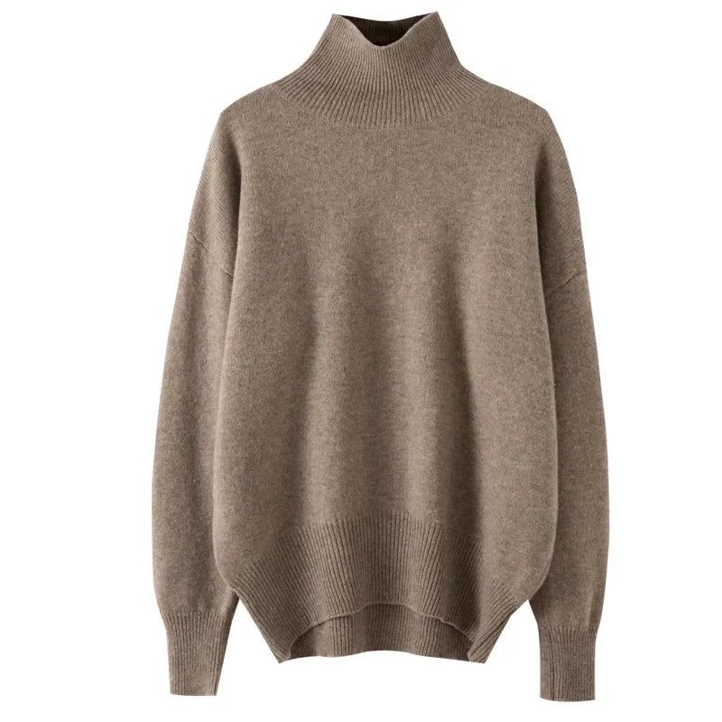 Cashmere Turtleneck Sweater | Relaxed Fit | Grundlinie Collection