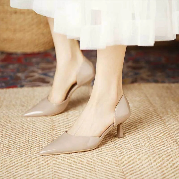 Spitze Toe Lack Pumps | Slip-On Pumps