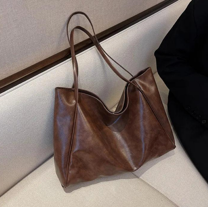 Schultertasche Groß | Weiches PU Leder