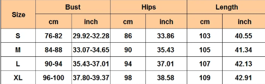Aermelloses Strickkleid | Rueckenausschnitt | Seitenschlitz - Size Chart