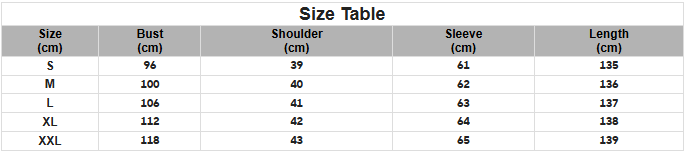 Lichtglanz Printed V-Neck Maxi Kleid | Langarm | Selbstbindegürtel - Size Chart