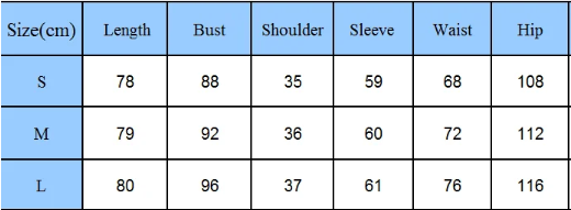 Nachtfall Langarm Mini Kleid | Hoch Tailliert | Doppel Schleifen Detail - Size Chart