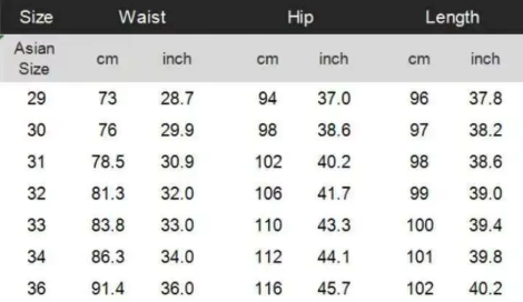 Hose mit hoher Taille und Falten | Baumwolle-Leinen-Mix | Gerader Schnitt - Size Chart
