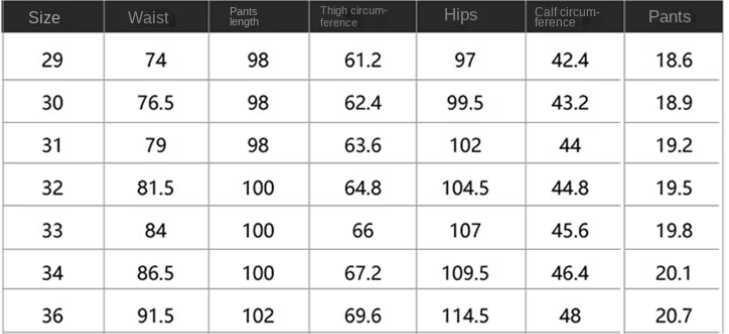 Hose mit hoher Taille und Falten | Hahnentritt | Gerader Schnitt - Size Chart