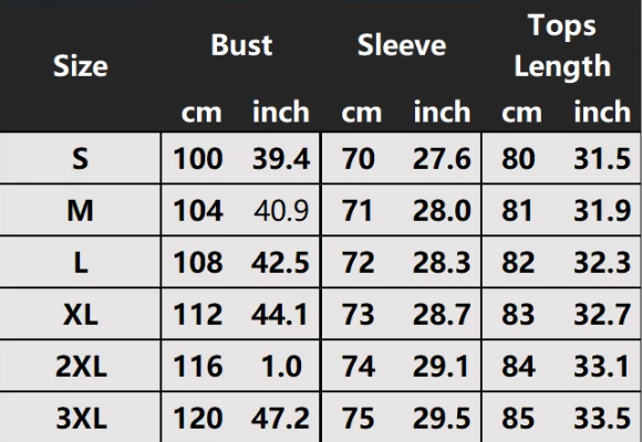 Zweifarbige Oversized Jacke | Modernes Kontrastdesign | Leichtes Layer - Size Chart