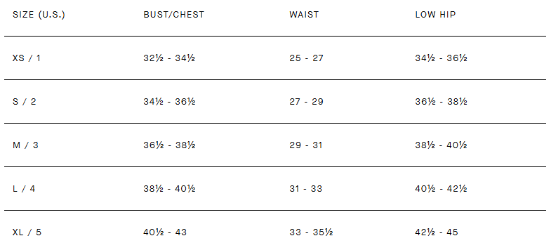 Woll Ripp Turtleneck Pullover | Asymmetrischer Kragen | Lockere Passform - Size Chart