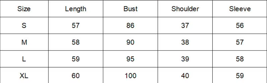 Asymmetrischer Knopf Cardigan | Weicher Strick - Size Chart