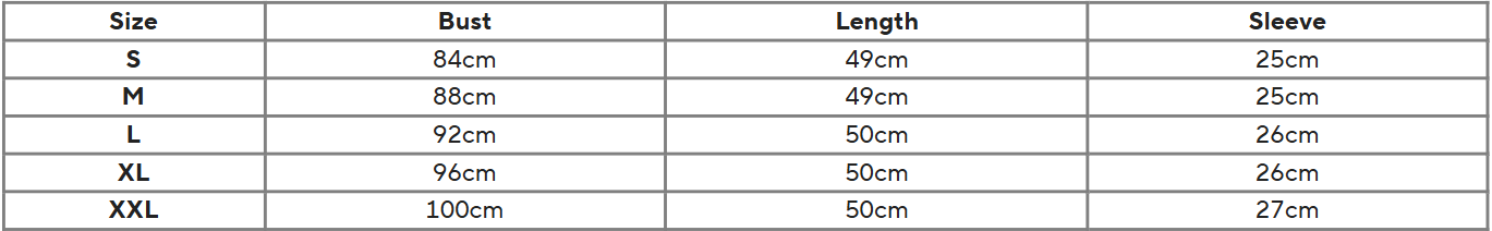 Bluse Lichtglanz | Rüschenausschnitt | Puffärmel - Size Chart