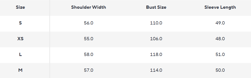 Denim Trench Coat | Doppelreihig | Gurtel Lang - Size Chart