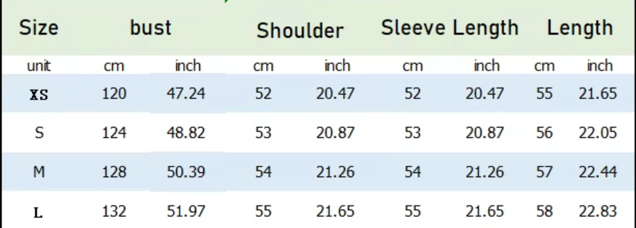 Minimalistische Stehkragenjacke | Kurze Silhouette | Elegant Casual - Size Chart